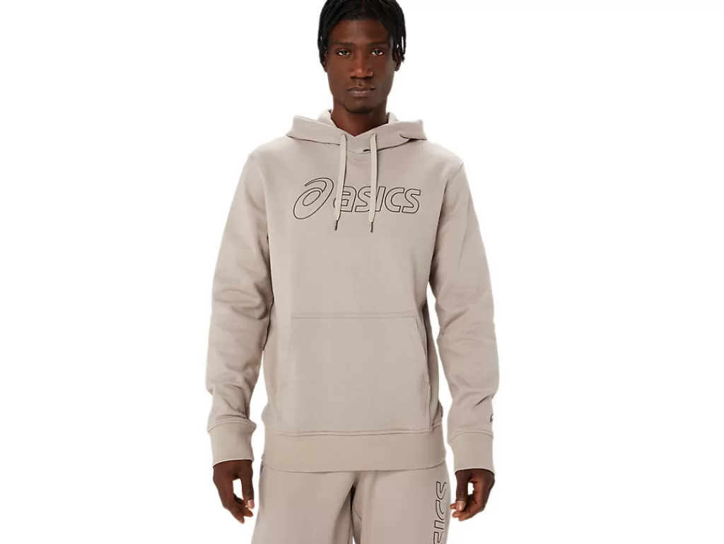 ASICS Hoodies en sweatshirts | Shirts met lange mouwen> LOGO OTH HOODIE Moonrock/Graphite Grey