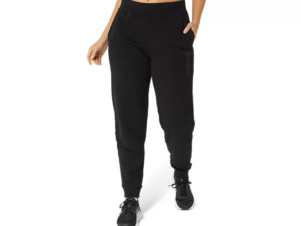 ASICS Broek | Broeken> LOGO SWEATPANT Performance Black