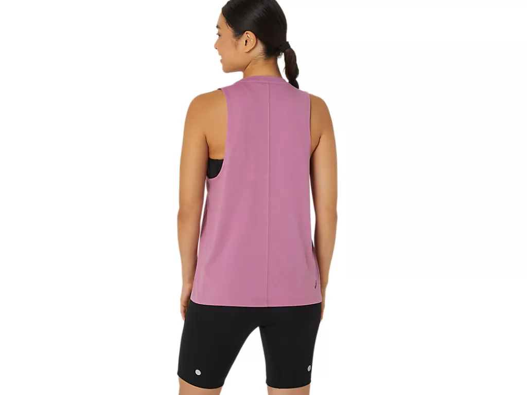 ASICS Shirts met korte mouwen | Tanktops> LOGO TANK Soft Berry