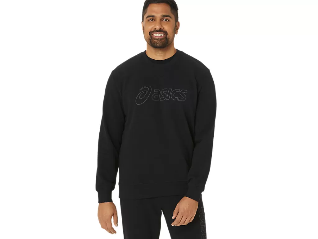 ASICS Hoodies en sweatshirts | Shirts met lange mouwen> SWEATSHIRT Performance Black/Graphite Grey