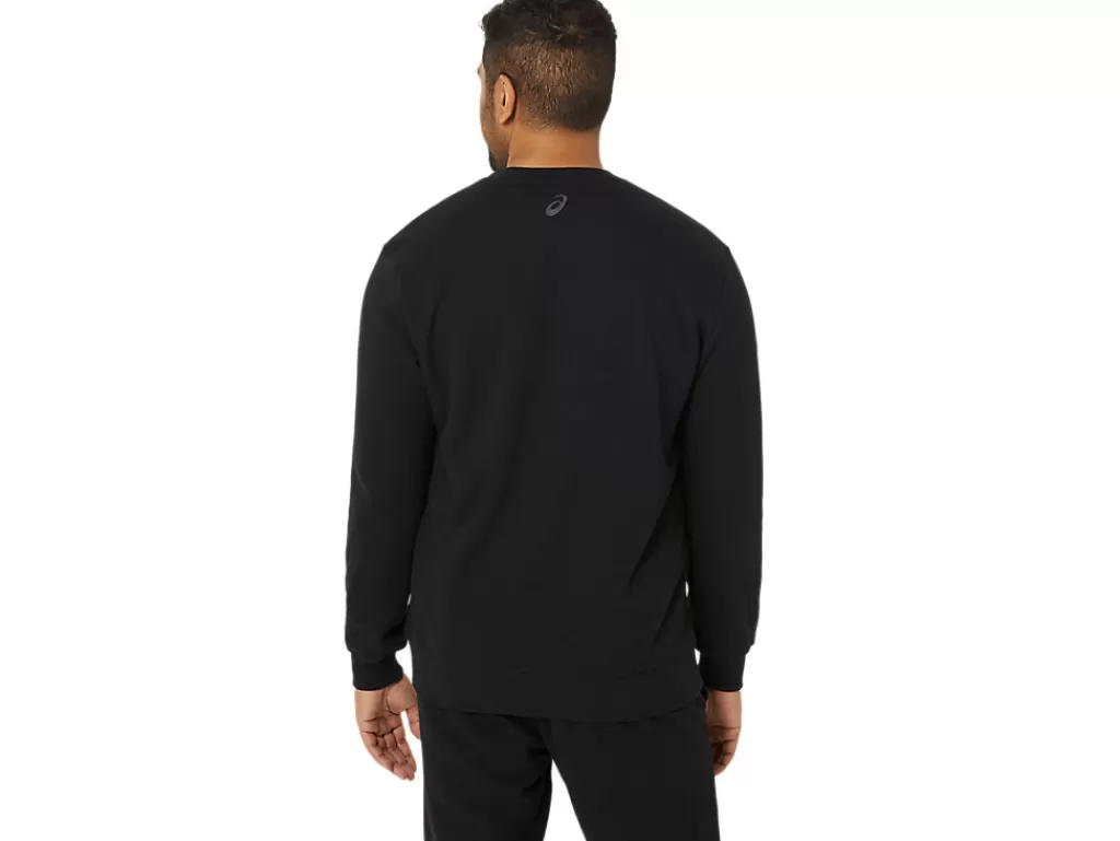 ASICS Hoodies en sweatshirts | Shirts met lange mouwen> SWEATSHIRT Performance Black/Graphite Grey