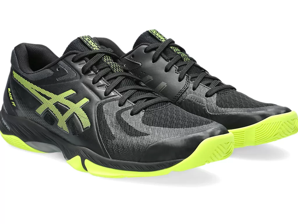 ASICS Netbal | Squash & badminton>BLADE FF Black/Safety Yellow