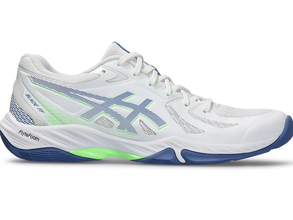 ASICS Squash & badminton | Handbal>BLADE FF White/Denim Blue