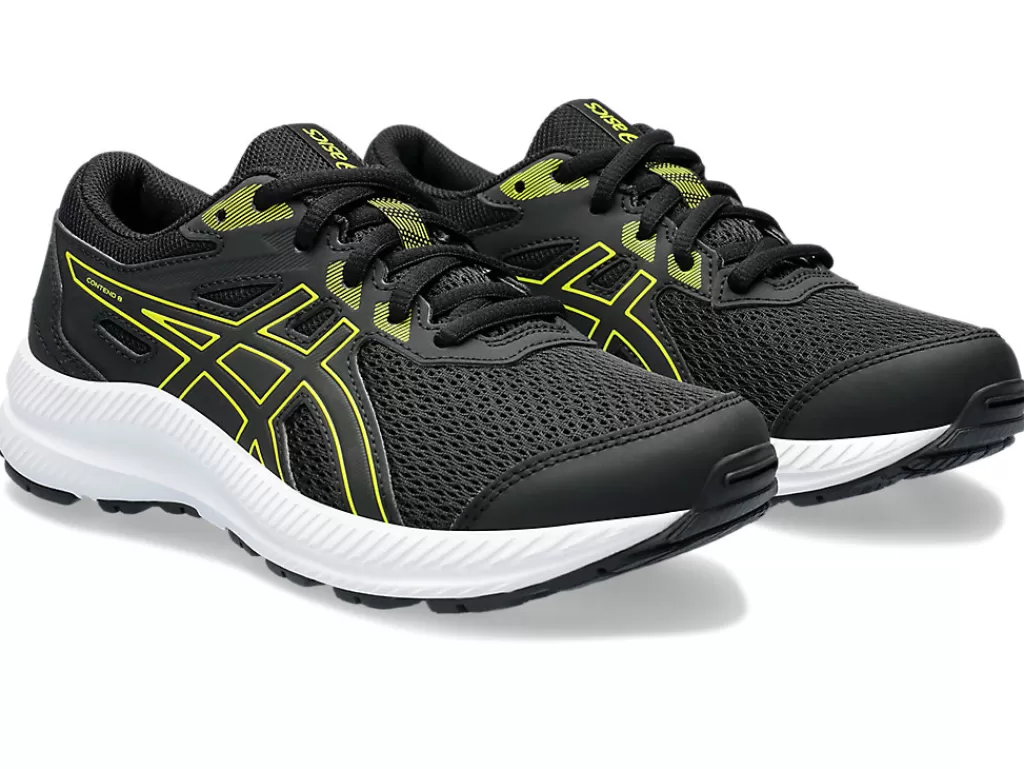 ASICS Hardloopschoenen | Hardlopen>CONTEND 8 GS Black/Bright Yellow