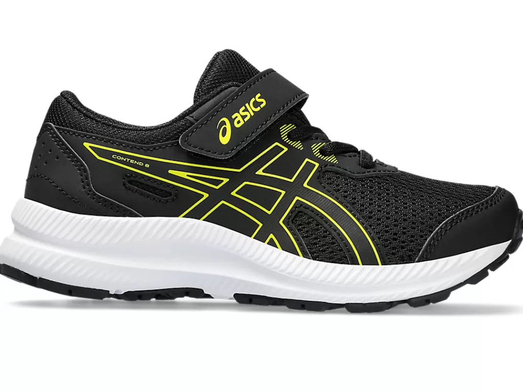 ASICS Hardloopschoenen | Hardlopen>CONTEND 8 PS Black/Bright Yellow