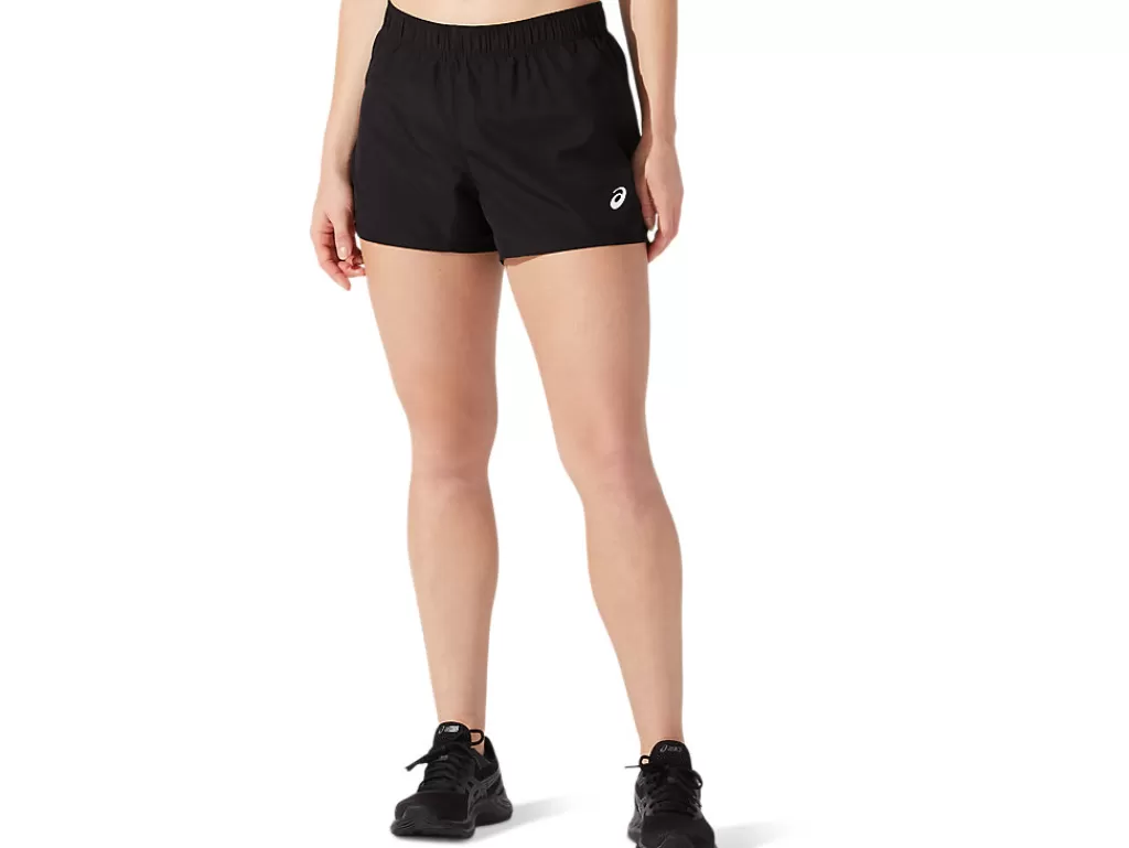 ASICS Kleding | Hardlopen>CORE 4IN SHORT Performance Black