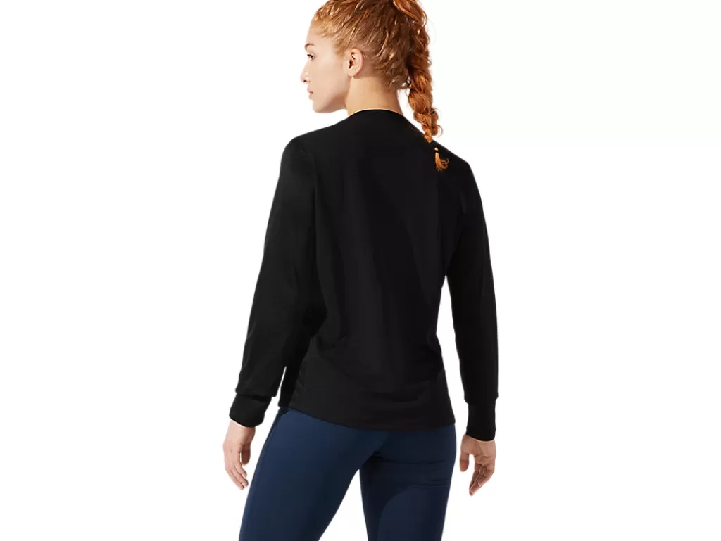 ASICS Kleding | Hardlopen>CORE LS TOP Performance Black