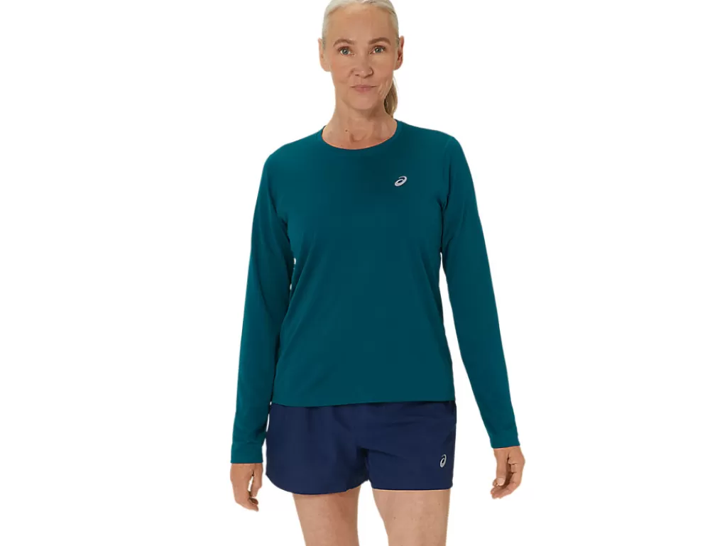 ASICS Kleding | Hardlopen>CORE LS TOP Rich Teal