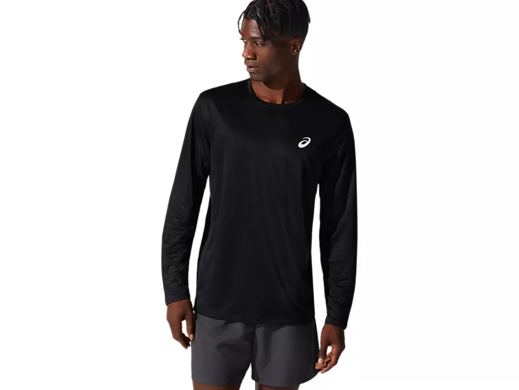 ASICS Kleding | Hardlopen>CORE LS TOP Performance Black