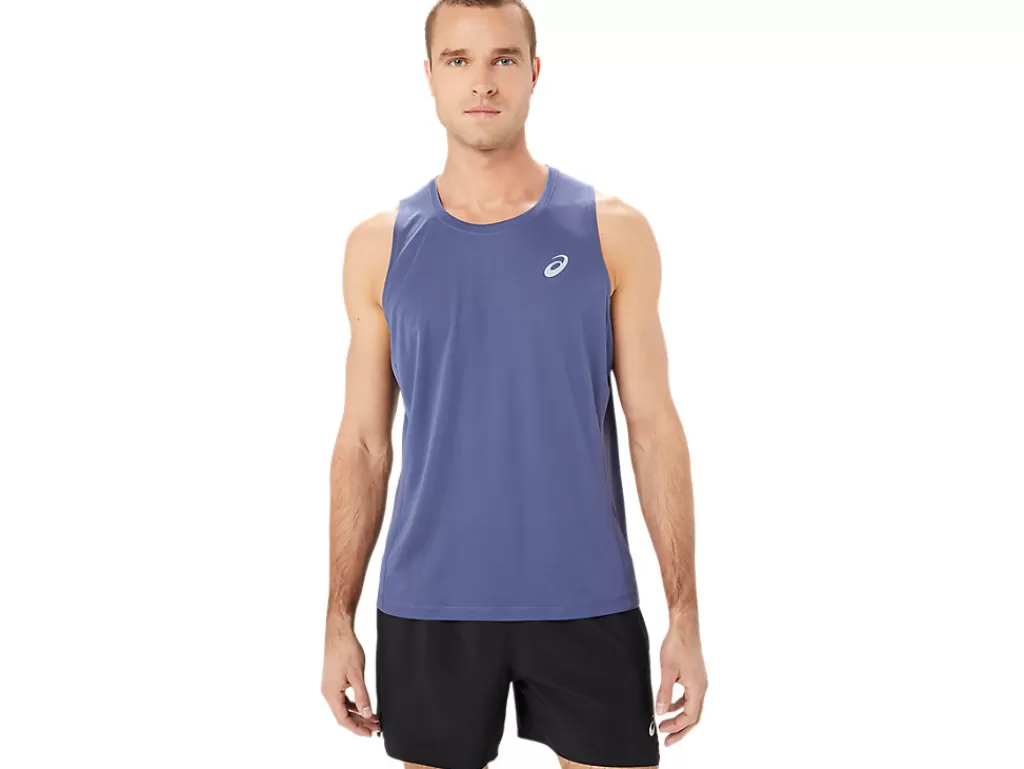 ASICS Kleding | Hardlopen>CORE SINGLET Thunder Blue