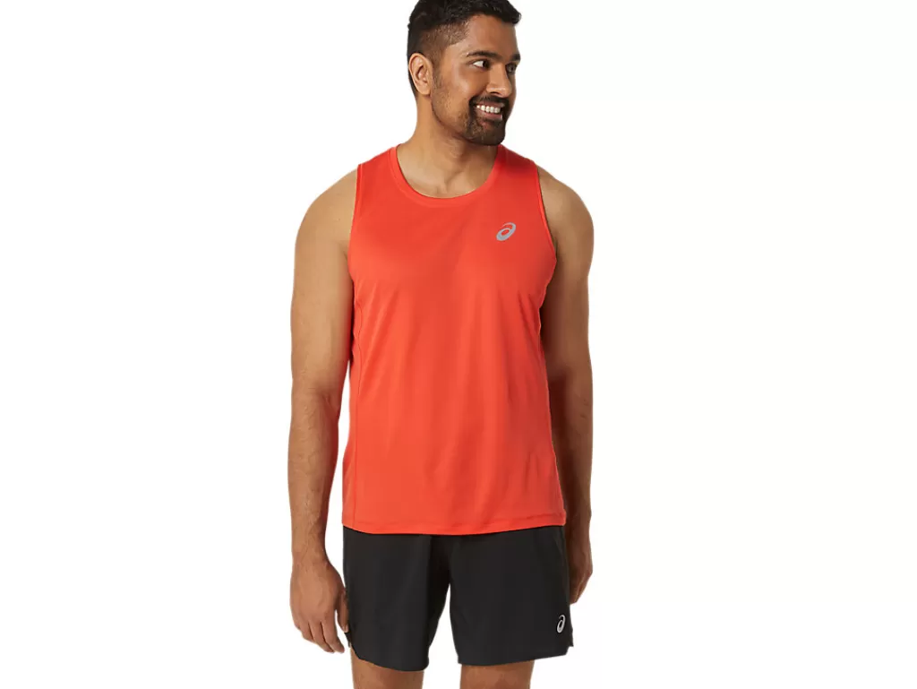 ASICS Kleding | Hardlopen>CORE SINGLET True Red