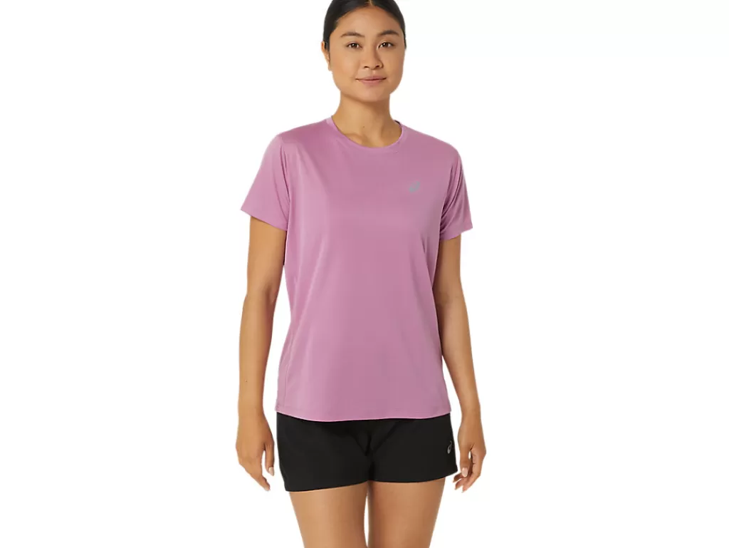 ASICS Kleding | Hardlopen>CORE SS TOP Soft Berry