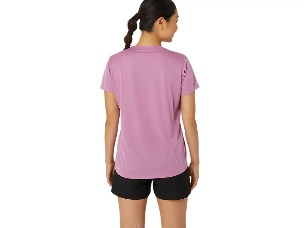 ASICS Kleding | Hardlopen>CORE SS TOP Soft Berry