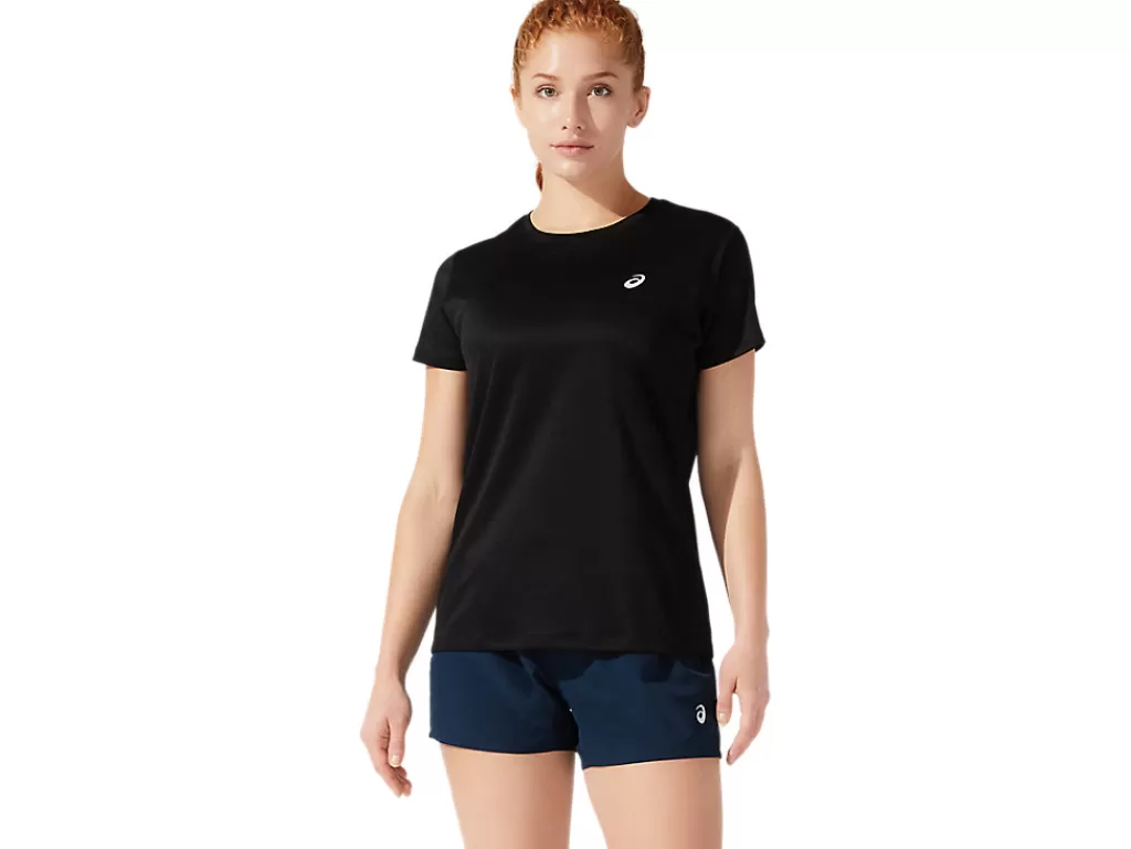 ASICS Kleding | Hardlopen>CORE SS TOP Performance Black