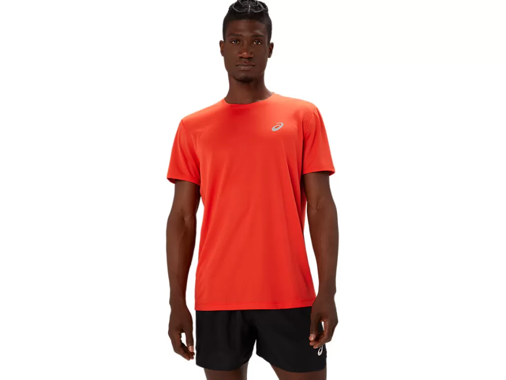 ASICS Kleding | Hardlopen>CORE SS TOP True Red