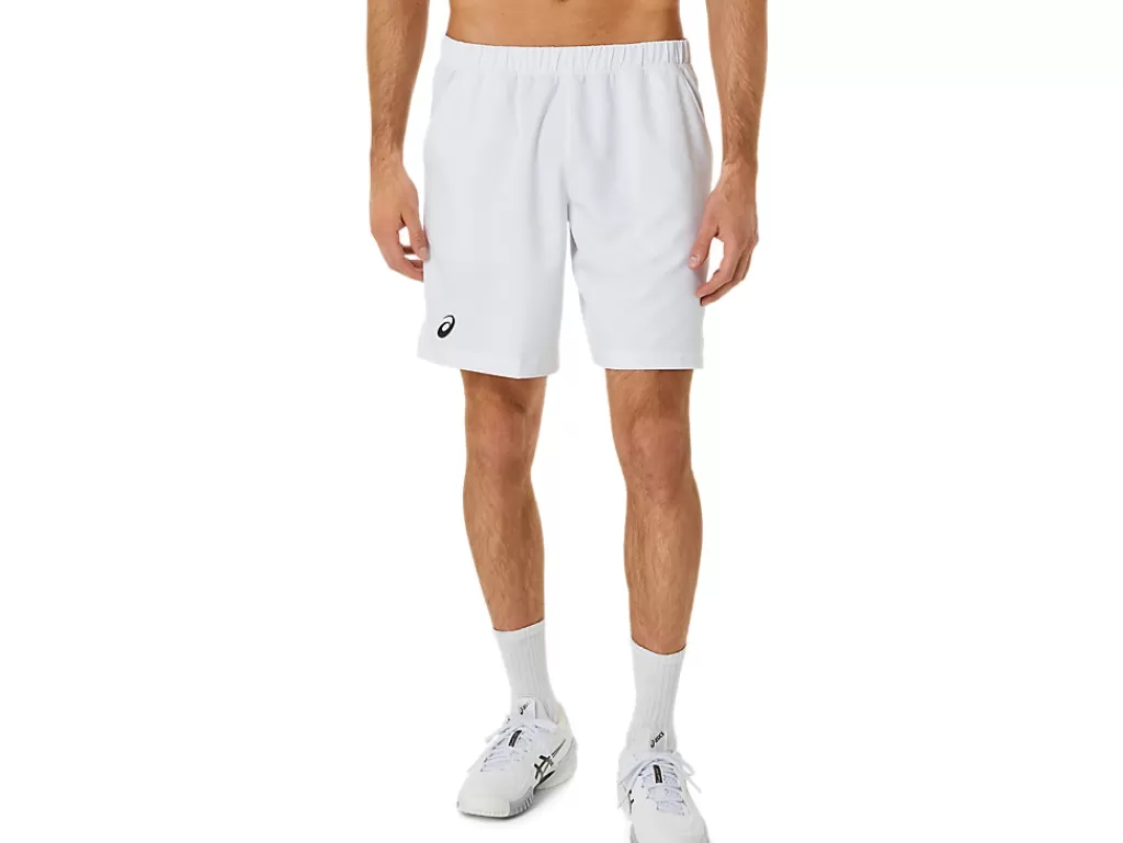 ASICS Kleding | Tennis>COURT 9IN SHORT Brilliant White