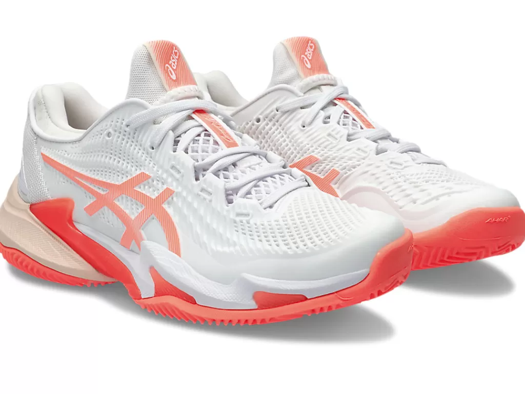 ASICS COURT FF™ | Tennisschoenen>COURT FF 3 CLAY White/Sun Coral