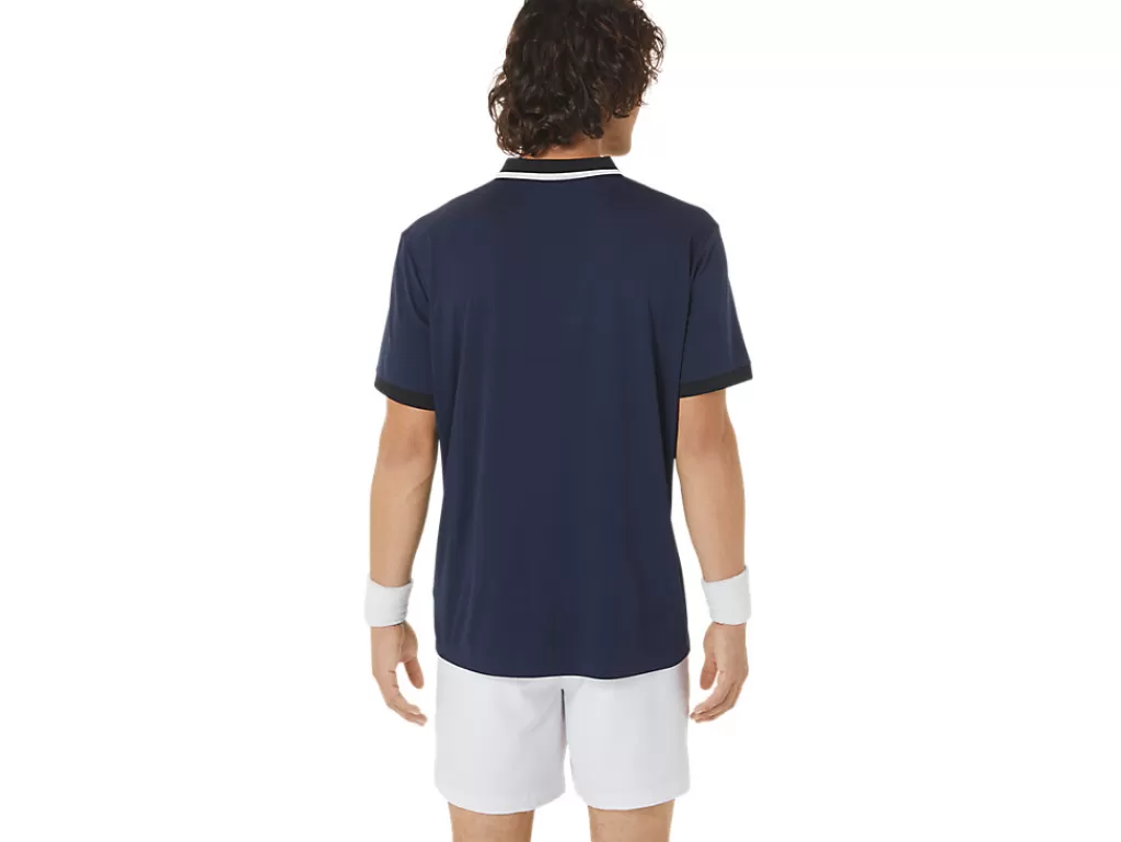 ASICS Kleding | Tennis>COURT POLO SHIRT Midnight/Performance Black