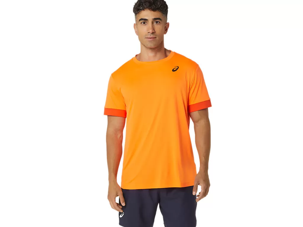 ASICS Kleding | Shirts met korte mouwen>COURT SS TOP Shocking Orange/Koi