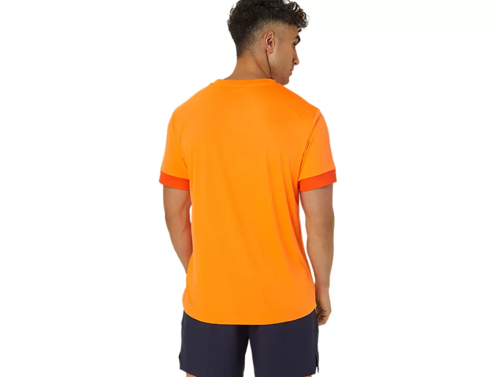 ASICS Kleding | Shirts met korte mouwen>COURT SS TOP Shocking Orange/Koi