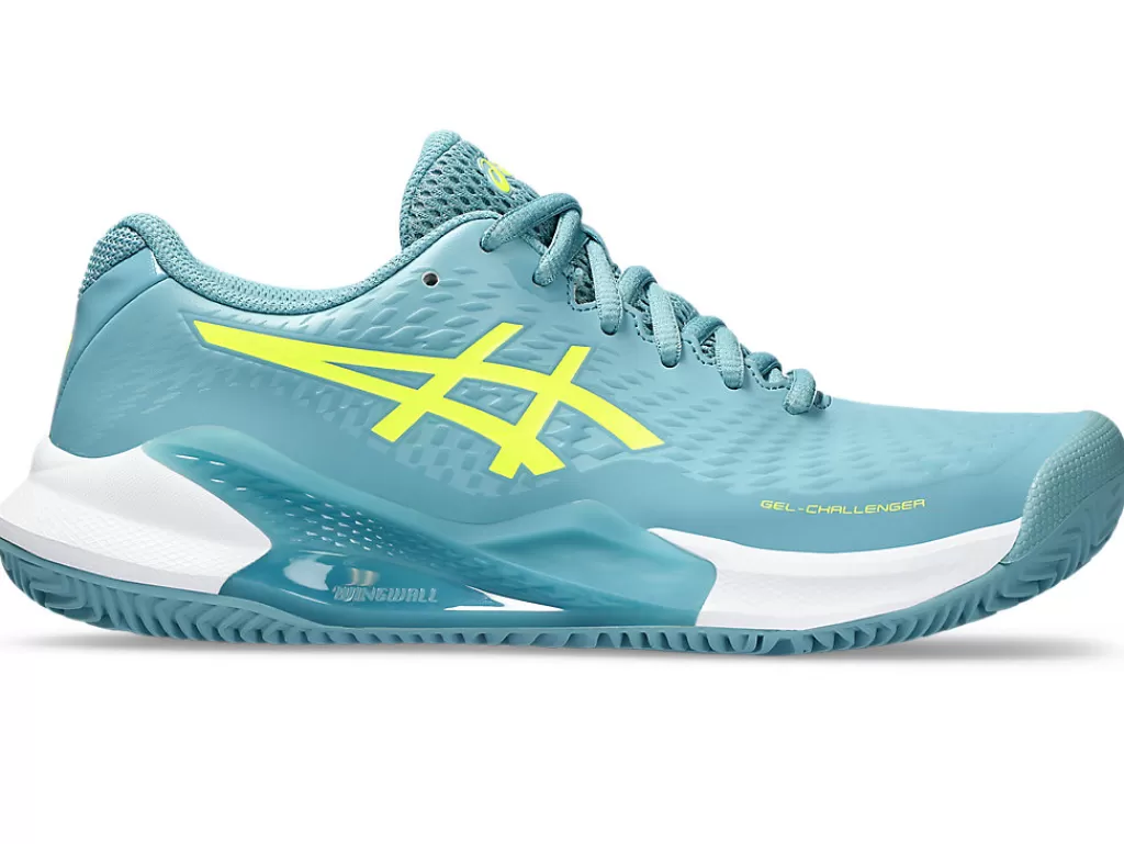 ASICS Tennisschoenen | Tennis>GEL-CHALLENGER 14 CLAY Gris Blue/Safety Yellow