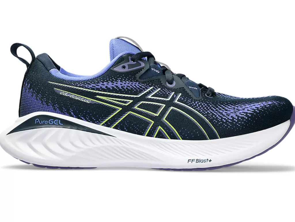 ASICS GEL-CUMULUS™ | Hardloopschoenen>GEL-CUMULUS 25 French Blue/Illuminate Yellow