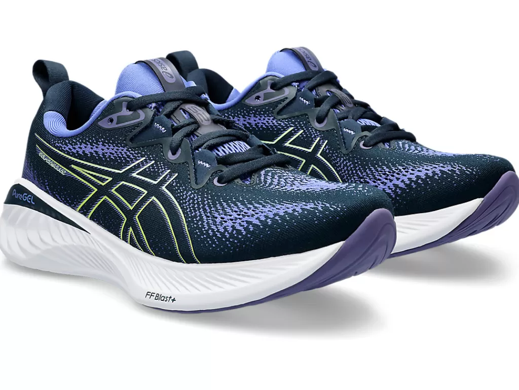 ASICS GEL-CUMULUS™ | Hardloopschoenen>GEL-CUMULUS 25 French Blue/Illuminate Yellow