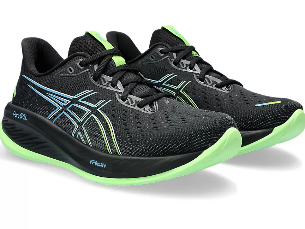 ASICS GEL-CUMULUS™ | Hardloopschoenen>GEL-CUMULUS 26 Black/Electric Lime