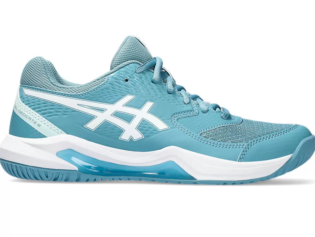 ASICS Tennisschoenen | Tennis>GEL-DEDICATE 8 Gris Blue/White