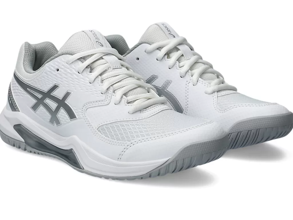 ASICS Tennisschoenen | Tennis>GEL-DEDICATE 8 White/Pure Silver