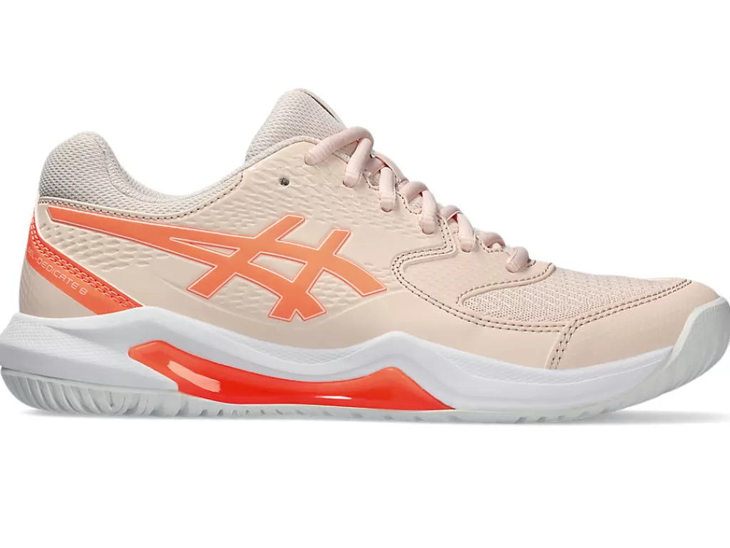 ASICS Tennisschoenen | Tennis>GEL-DEDICATE 8 Pearl Pink/Sun Coral