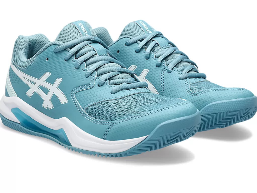 ASICS Tennisschoenen | Tennis>GEL-DEDICATE 8 CLAY Gris Blue/White