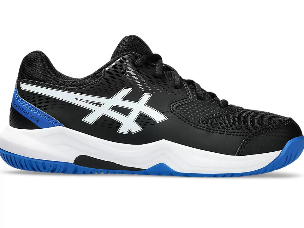 ASICS Tennisschoenen | Tennis>GEL-DEDICATE 8 GS Black/Tuna Blue