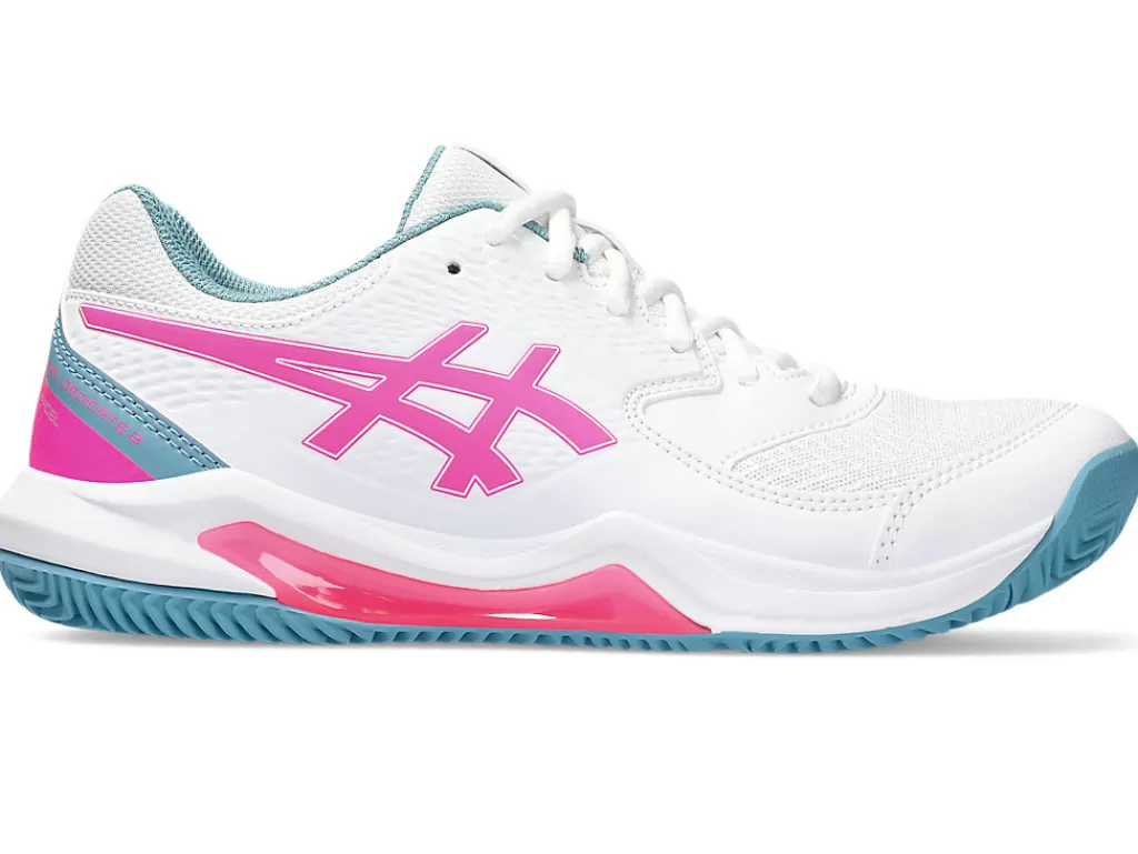 ASICS Padel | Padel>GEL-DEDICATE 8 PADEL White/Hot Pink