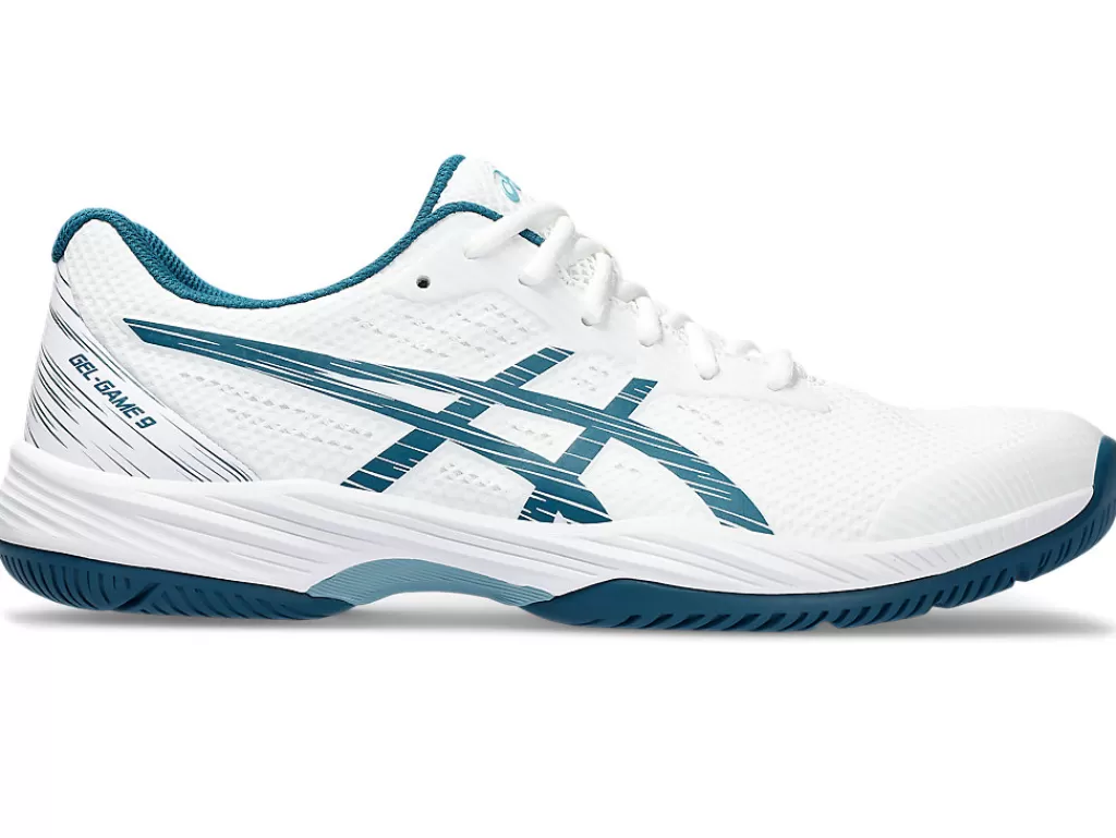 ASICS Tennisschoenen | Tennis>GEL-GAME 9 White/Restful Teal