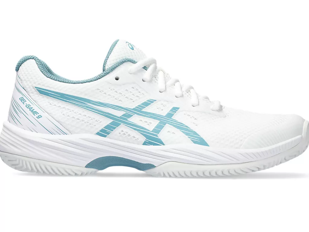 ASICS Tennisschoenen | Tennis>GEL-GAME 9 CLAY/OC White/Gris Blue