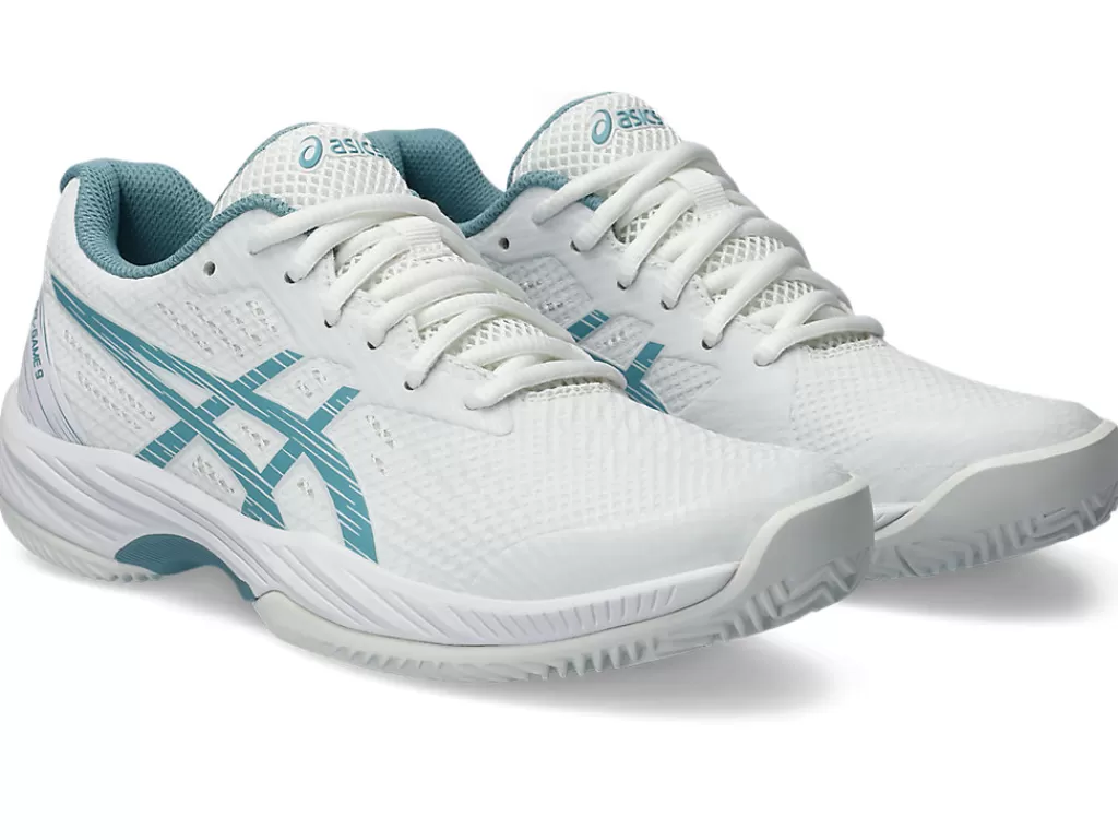 ASICS Tennisschoenen | Tennis>GEL-GAME 9 CLAY/OC White/Gris Blue