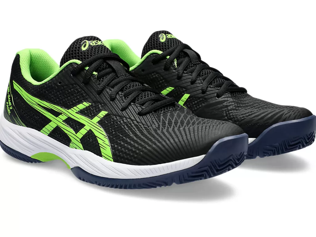 ASICS Padel | Padel>GEL-GAME 9 PADEL Black/Electric Lime