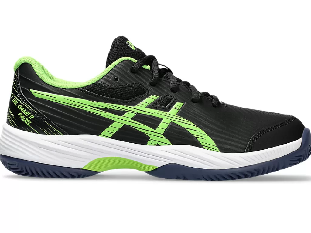 ASICS Padel | Andere sporten>GEL-GAME 9 PADEL GS Black/Electric Lime