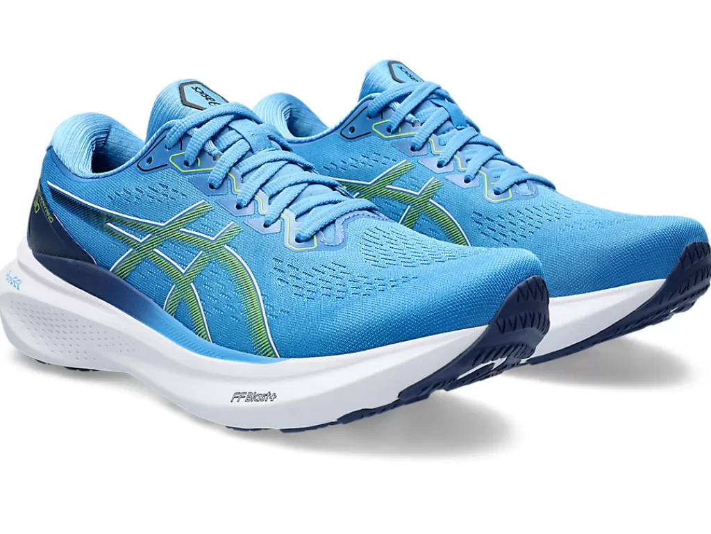 ASICS GEL-KAYANO™ | Hardloopschoenen>GEL-KAYANO 30 Waterscape/Electric Lime