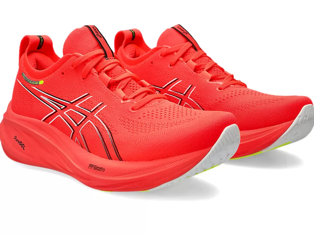 ASICS GEL-NIMBUS™ | Hardloopschoenen>GEL-NIMBUS 26 Sunrise Red/Black