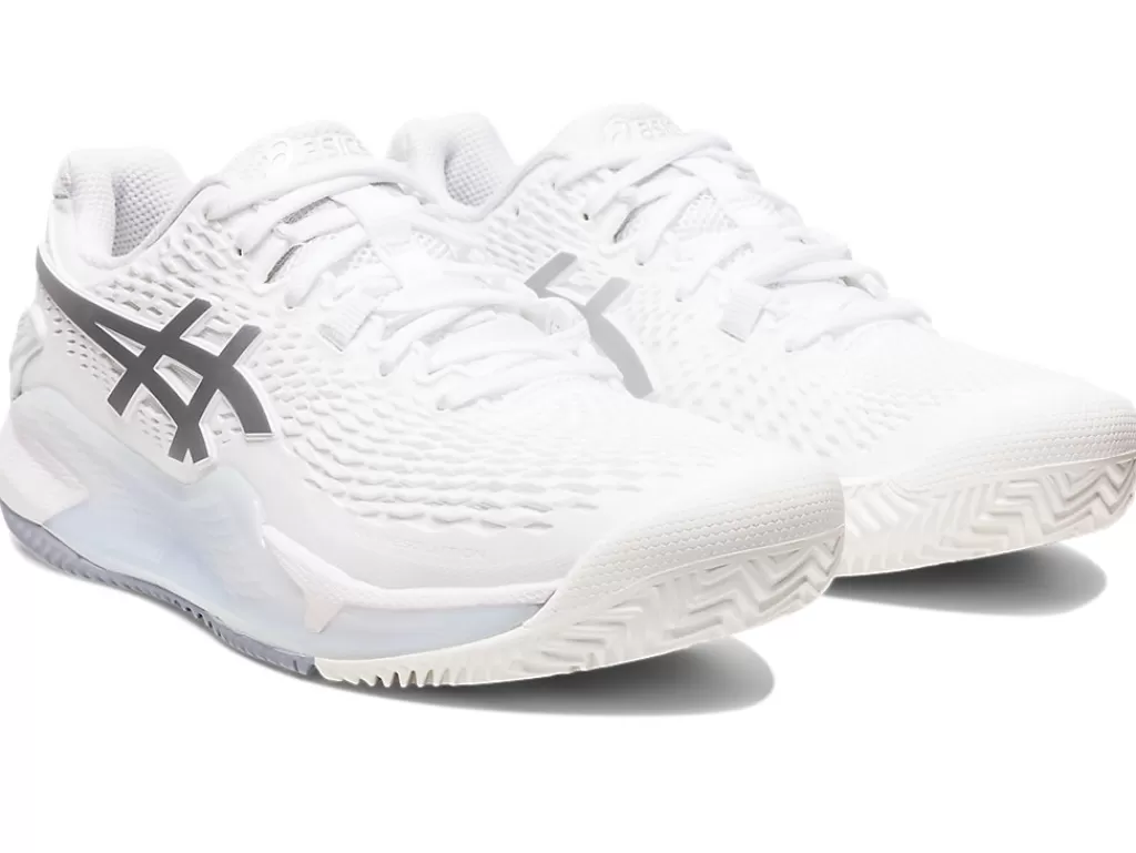 ASICS GEL-RESOLUTION™ | Tennisschoenen>GEL-RESOLUTION 9 CLAY White/Pure Silver