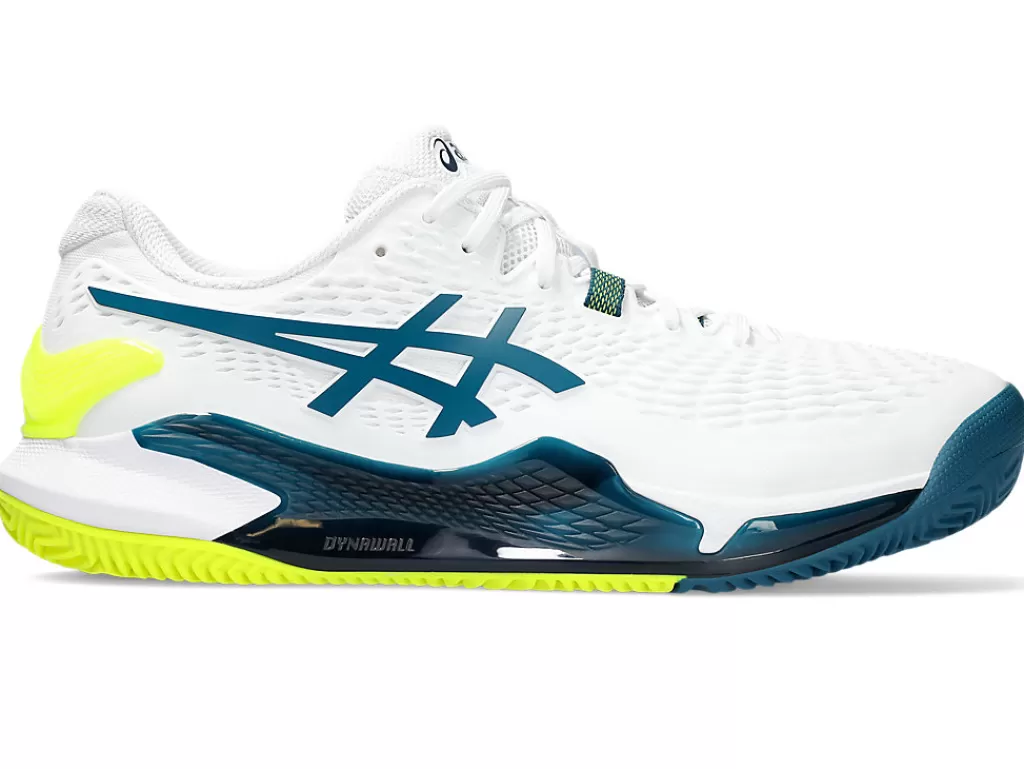 ASICS GEL-RESOLUTION™ | Tennisschoenen>GEL-RESOLUTION 9 CLAY White/Restful Teal