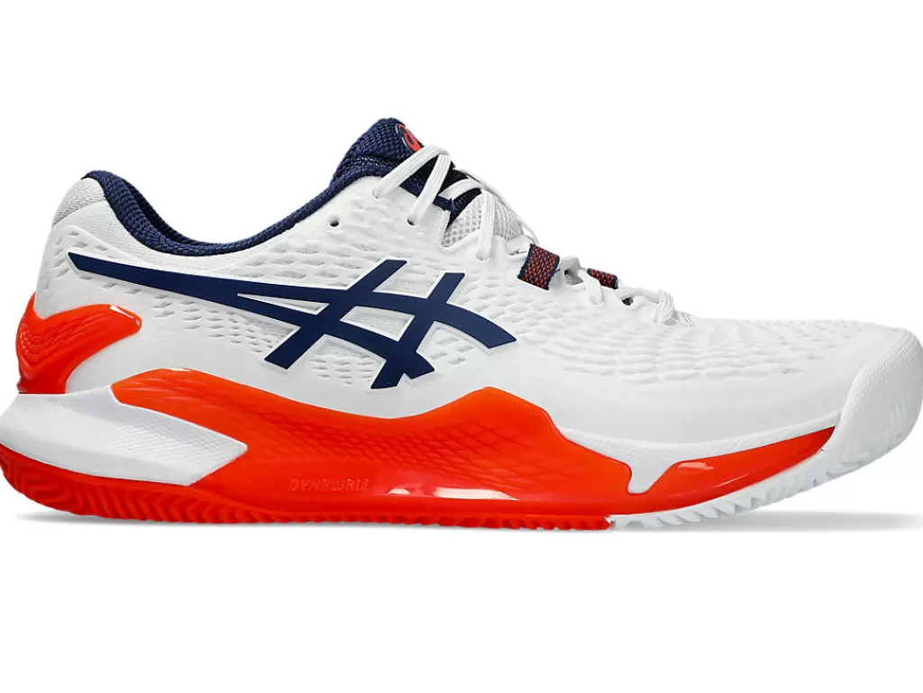 ASICS GEL-RESOLUTION™ | Tennisschoenen>GEL-RESOLUTION 9 CLAY White/Blue Expanse