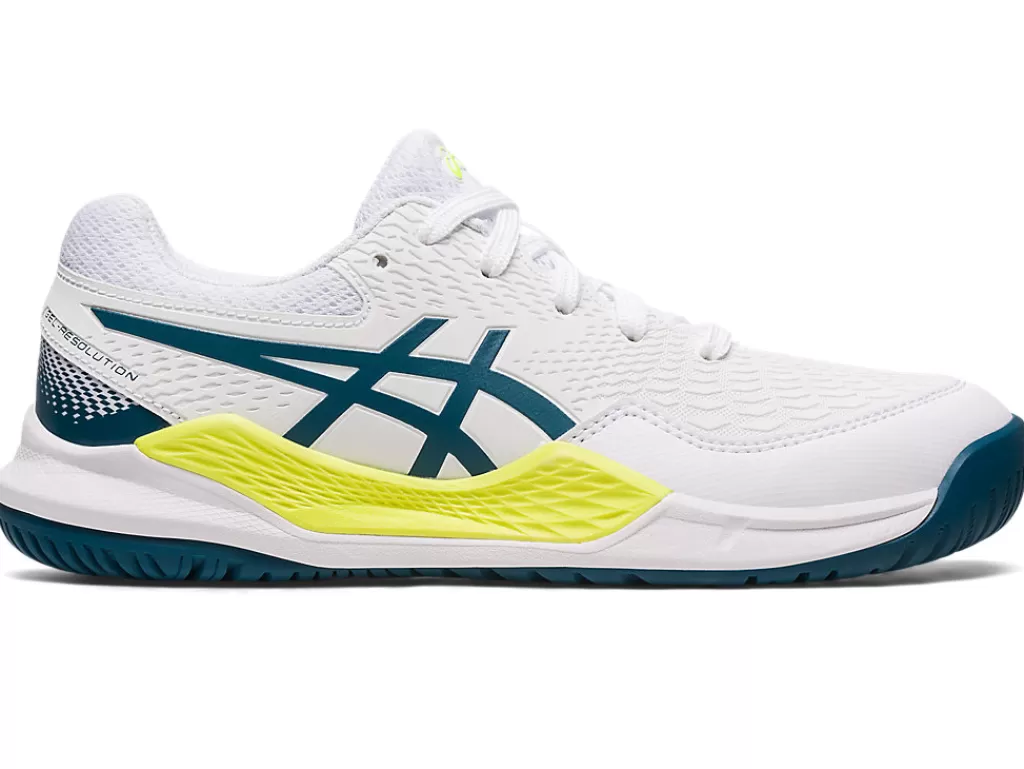 ASICS GEL-RESOLUTION™ | Tennisschoenen>GEL-RESOLUTION 9 GS White/Restful Teal