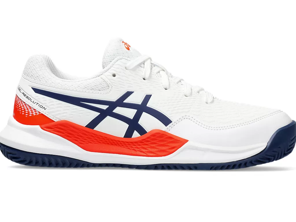 ASICS GEL-RESOLUTION™ | Tennisschoenen>GEL-RESOLUTION 9 GS CLAY White/Blue Expanse