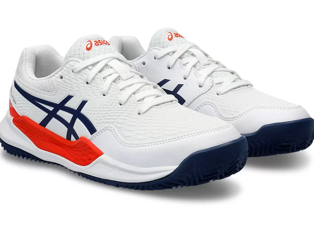 ASICS GEL-RESOLUTION™ | Tennisschoenen>GEL-RESOLUTION 9 GS CLAY White/Blue Expanse