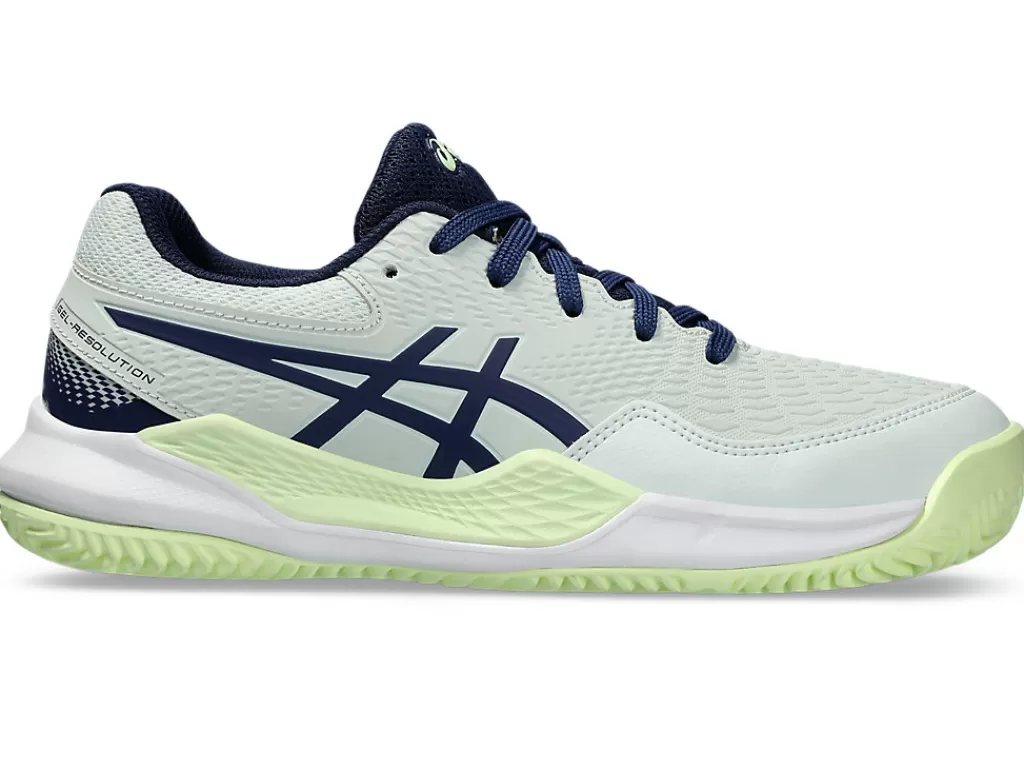 ASICS GEL-RESOLUTION™ | Tennisschoenen>GEL-RESOLUTION 9 GS CLAY Pale Mint/Blue Expanse