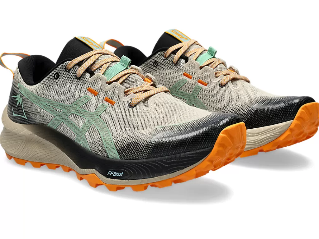 ASICS GEL-TRABUCO™ | Trail running>GEL-TRABUCO 12 Feather Grey/Dark Mint