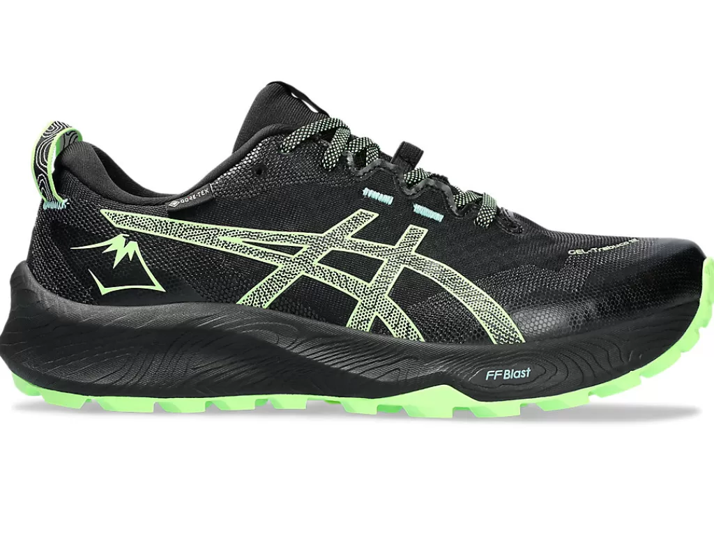 ASICS GEL-TRABUCO™ | Trail running>GEL-TRABUCO 12 GTX Black/Illuminate Green